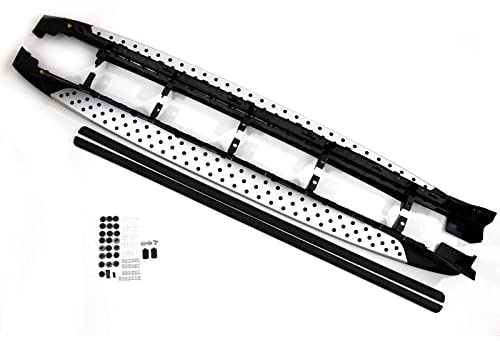 J&J AUTOMOTIVE Marche-Pieds Latéraux pour Kia Sorento 3 2015-2020, Lot de 2 Pcs (Gauche et Droite), Antidérapant, Aluminium