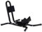 HOMCOM Aparcamiento de Moto Ajustable Soporte de Rueda de Moto Metal para Ruedas ∅43,48,53cm