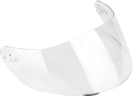 PC Motorrad-Objektiv-Visier, Helm-Objektiv-Visier-Schild, Vollgesichts-Objektiv-Visier Motorrad-Windschild Helm-Objektiv-Visier-Schild Full Face Fit für AGV K1 K3 SV K5 K5-S(Transparenz)