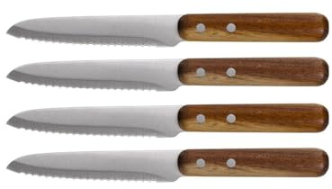 Livoo - Set de 4 couteaux à steak MEC140-12,7cm, lame acier inoxydable, 1,2mm