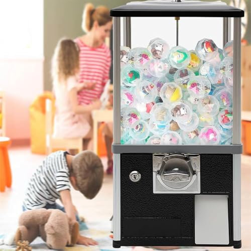Automatic Capsule Vending Machine for Retail Stores Capsules Vending Machine for Game Stores 4.55.5cm Candy Gumball Machine Round Capsules Bouncy Ball Dispenser