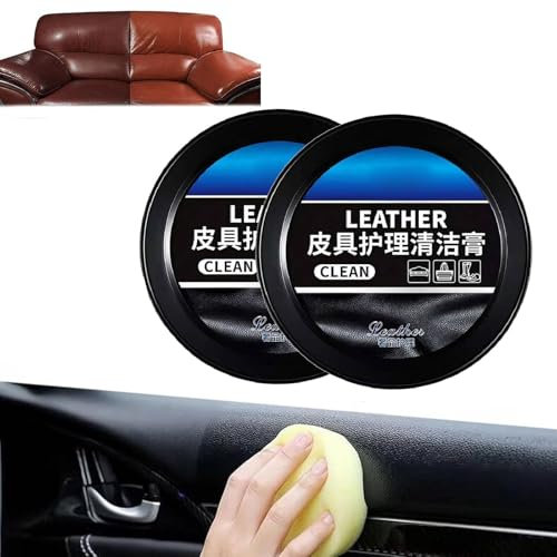 Leader Crème de nettoyage et de soin et pâte de nettoyage pour le soin du cuir, crème Cl automobile, nettoyage intérieur du cuir