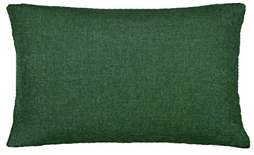 JEMIDI 2x Kissenbezug Kissenhülle 40x60 cm - 2er Set Kissen Bezüge Kissenhüllen im Leinenlook - Doppelpack Kissen Bezug Hülle - versch. Farben