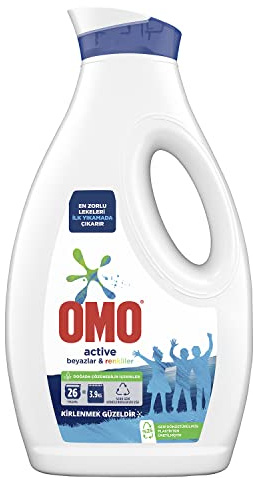 Omo Liquid Active Cold Power Laundry Detergent for Whites and Colours 1690ml