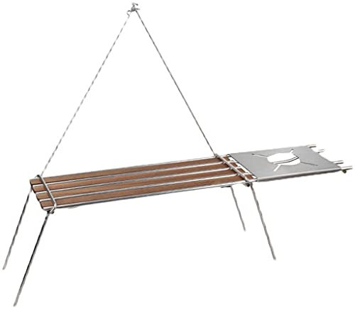 UPJAKS Campingtisch klappbar Kleine Klapptisch im Freien Multifunktionale Picknicktisch Camping Herd Rack Tabelle Einzelne Selbstfahrerreise Klapptisch für Picknick Garten