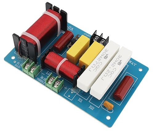 DriSentri 2 Way Crossover for Speaker, 450W 4-8 Ohm, 2 Way High-Low Frequency Divider, HiFi Speaker Crossover