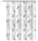 Tiuxiu Cortina de Ducha 180x200cm Cortina de Baño Estampada Impermeable Cortina Bañera Secado Rápido Juego De Cortinas de Ducha con 12 Ganchos