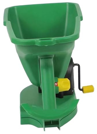 YARNOW Hand Crank Seeder Seeds Broadcaster Spreader Portable Spreader for Lawn Fertiliser Hand Held