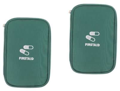 HAPINARY 2stücke Portable Medizin Aufbewahrungsbeutel Wiederverwendbarer Organizer Für Medikamente Große Reisetasche Aus Oxford Erste-Hilfe-ausrüstung Und Notfallbedarf Leicht Und