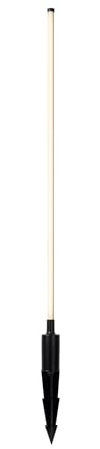 LUCIDE LORNEX - Gartenstrahler - Ø 4,9 cm - LED - 1x6W 3000K - IP54 - Schwarz