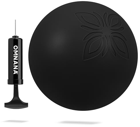 OMNANA® Moon™ Pilatesball – Rutschfester Core-Trainer Ø 21 cm aus Eco-Elite PVC, ABS-Zertifiziert, Pilates & Yoga Balance-Ball, handlich 300 g