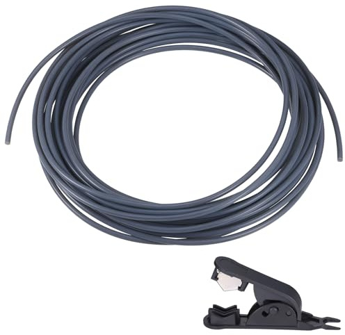 Zocipro Tubo PTFE 10M con Taglierina, 2,5mm ID x 4mm OD Tubo in PTFE Adatto per Stampante 3D con Estrusore a Trasmissione Diretta per Bambu Lab A1/A1 mini/P1P/P1S/X1C, Creality K1/K1 Max/Ender 3 V3