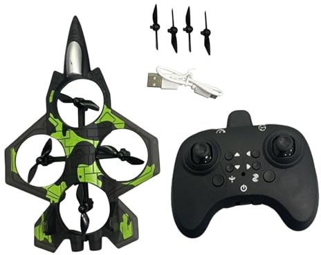 Luwecf Remote-controlled Airplane, Fighter Model Airplane Toy Made of PP Material for Stable Control As A Gift for Boys And Air, Double battery