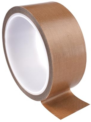 40 mm X 10 m Nastro Teflon, Alta Temperatura Nastro in Ptfe per Alte Temperature, PTFE Adesivo Resistente Al Calore Fino a 300 °C per La Sigillatura a Impulsi Nelle Macchine Confezionatrici Sottovuoto
