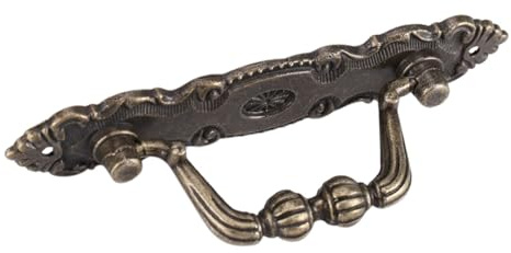 Fdit 4 Stück Eisen Möbel Schublade Schrank Schreibtisch Tür Griff Hardware DIY Decor