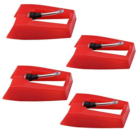 Plattenspieler-nadel für Plattenspieler von ION Jenson Crosley Victrola Sylvania Plattenspieler Phonograph LP Vinyl-Player, 4 Stück