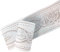 no-branded D-Simplemuji 5 Meters White Peony 3D Self Adhesive Peel and Stick Waterproof Wall Border Easy to Apply 4 Inch by 16.5 Feet