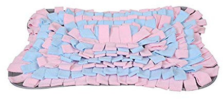 Schnüffelteppich für Hunde Schnüffelteppich Hund Hund Puzzle Mat Fütterungsmatten Für Hunde Hund behandeln Mat Schnupftabakmatte Für Welpen Pink