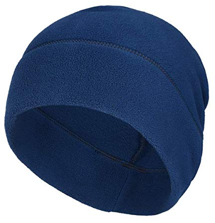 Arcweg Wintermütze Herren Sport Radmütze Damen Elastisch Beanie Thermo Laufmütze Winter Mütze Kopfbedeckung Skimütze Fleece Cap für Laufen Skifahren Radfahren Snowboarden Blau