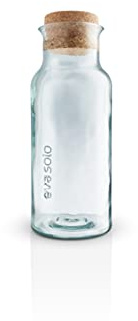 Eva Solo | Recycled Karaffe 1 Liter | 100% aus Recyclingglas | Mitt Korkstopfen