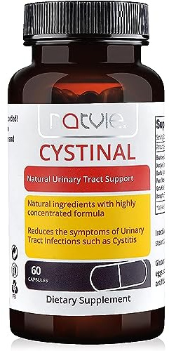 CYSTINAL - Ayuda natural para el tracto urinario - Fórmula altamente concentrada - Reduce los síntomas de las infecciones del tracto urinario como la cistitis.