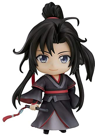 Jilijia Lan Wangji Figur Wei Wuxian Action Q Version Figur Mo Dao Zu Shi Demonic Cultivation PVC Modellfigur, 10 cm