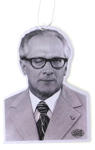 1x lustiger Auto Duftbaum Erich | Kaugummi Duft fürs Auto | DDR Lufterfrischer SED Duftspender Duftanhänger