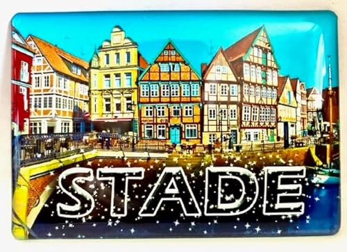 Stade Magnet Deutschland Germany Stade Kühlschrankmagnet Souvenir Reiseandenken Fridge Magnet