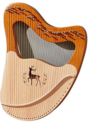 Leier 32-saitige Leierharfe Aus Holz Fichtenholz Harfe Saiteninstrumente Mit Stimmwerkzeugtasche Für Anfänger