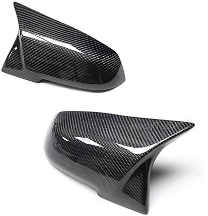 HEXEH Außenspiegelabdeckungen 1 Paar Rückspiegel Abdeckkappe Spiegelgehäuse Abdeckung Rückspiegelkappe Für BMW 220i 328i 420i F20 F21 F22 F30 F32 F33 F36 X1 E84 Auto Spiegelkappen(09)