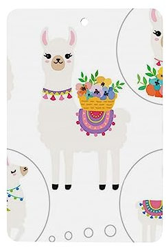 Llama Auto Lufterfrischer 6er Set Auto Lufterfrischer Blatt mit Seil Duft Hängende Karte Dekor für Schlafzimmer Kleiderschrank Schuhschrank
