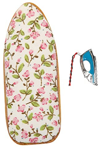 BESTonZON Mini-bügelbrett-Modell Miniatur-Spielzeug Für Jungen Und Mädchen Dekoratives Mini-bastelset