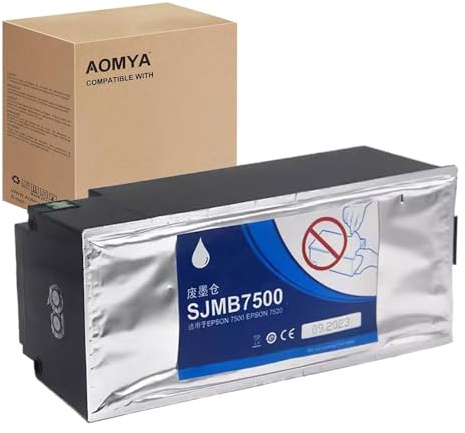 Aomya SJMB7500 Wartungstank, wiederaufbereitete Tintenpatronen-Sammlung, SJMB7500, Resttintensammlung, Tintenbehälter, kompatibel mit ColorWorks C7500 C7500G TM-C7520G TM-C7510G Druckern