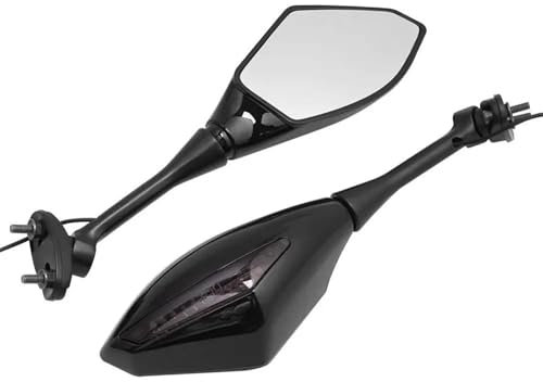 FACSER Seite Rückspiegel Motorrad Blinker Integrierte Spiegel Licht Für CBR600RR Für CBR1000RR Für CBR500R Für CBR250R 2011-2013 Lenkerendenspiegel Motorrad
