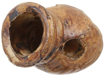 Happyyami Reptilienhöhle Keramik Für Aquarien Stilvolle Versteck Und Brutstätte Für Fische Langlebige Dekoration Konische Form Geeignet Für Schildkröten Und Garnelen
