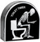 5 Minuten Stundenglas Toilette Sanduhr Timer, Kreative Toilette Hocker Sanduhr, Kinder Bürsten Timing Tool Hausgarten Home Decor Spielzeug für Männer, Ehemann, Papa, Vatertag, Geburtstags (B)