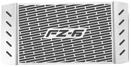 Motocicleta Protector Radiador Rejilla Protector De Rejilla De Radiador De Motocicleta Cubierta De Metal Modelos Negros para FZ6 FZ 6 FA&zer 2006 2007 2008 2009 2010