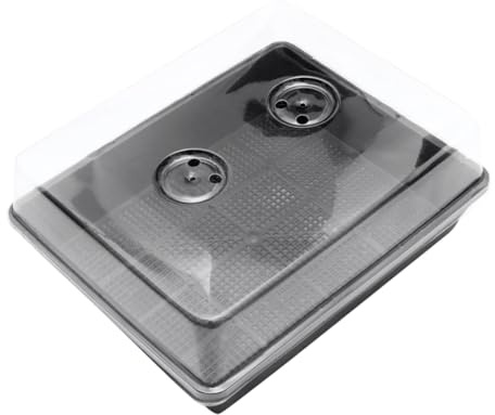HANABASS Vassoio per Semina Piantine con Design Aria Regolabile Contenitore Semenzaio in Plastica Durevole per Coltivazione Domestica e Hobby