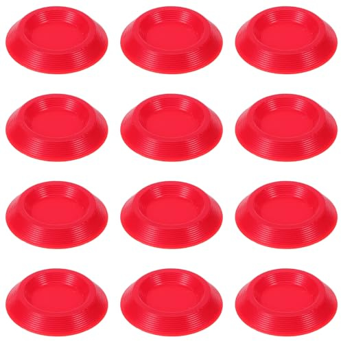 HOMSFOU Bol de Nourriture pour Insectes en Plastique Rond 12pcs pour Terrariums et Cafards
