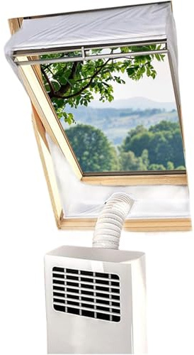 Kit per Finestra da Condizionatore Portatile - di Scarico per Aria Condizionata Portatile,Kit Condotto Aria Condizionato Mobile | per Casa Appartamento