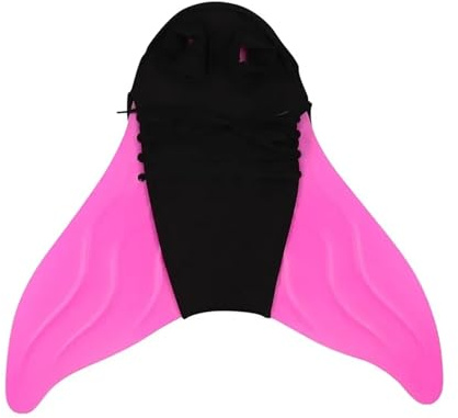 Schwimmflossen Training Meerjungfrau Schwimmflosse Fuß Tauchen Füße Schwanz Monoflosse(Pink,Adult)