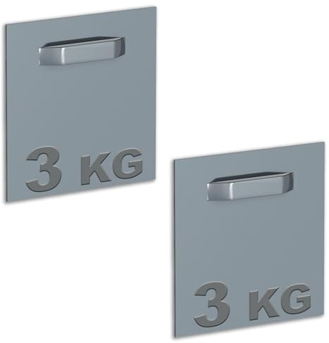 boite de 2 attaches Adhésives pour Dibond et miroir 70 x 70 mm : max 3 kg