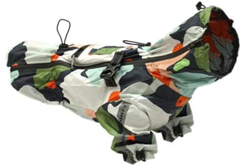 Croci Hiking - Regenmantel für Hunde, tragbar, Go Harlequin, Größe 35 cm - 194 g