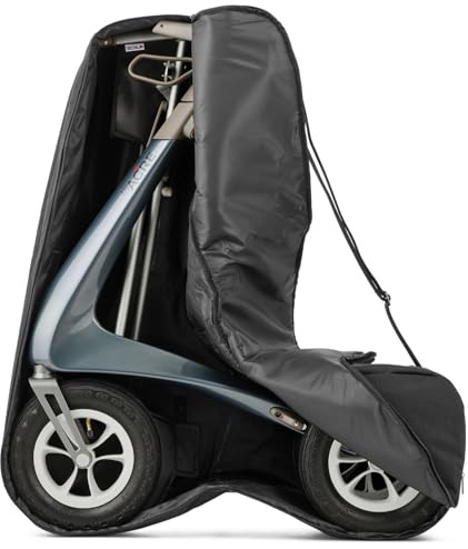 byACRE Transporttasche für Carbon Overland Rollator, Schwarz, Zubehör | Gepolsterte Transporttasche mit Futter schützt den Rollator vor Kratzern, mit Tragegriff & verstellbarem Gurt