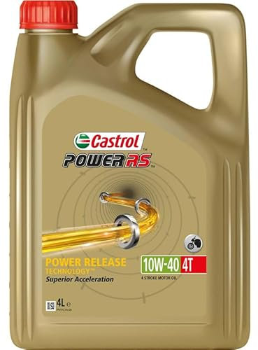 Castrol Motoröl Power RS 4T (4-Takt) 10W-40 4-Liter