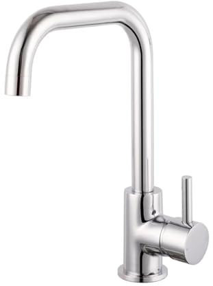 Reginox Salina CH Single Lever Square Neck Chrome Kitchen Mixer Tap