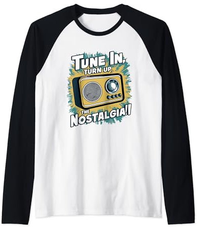 Tune In, Turn Up the Nostalgia with Vintage Radio Raglan