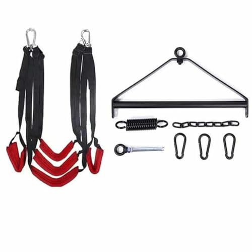 Racib Set Altalena da Soffitto Girevole a 360 Gradi in Rosso