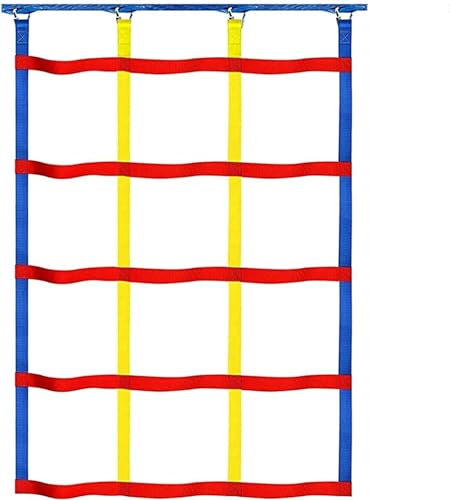 WXF86djl Children's climbing net Heavy Duty Climbing Cargo Net Rope Ladder, Outdoor Cargo Webbing Net For Coordination, Balance And Strength