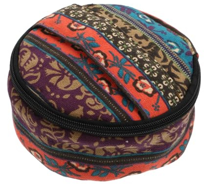 ARTSEWPLY Borsa Porta Oli Essenziali per Bottiglie da 15ml, 10ml e 5ml Scomparti Multipli in Tela Comoda per Classificazione da Viaggio